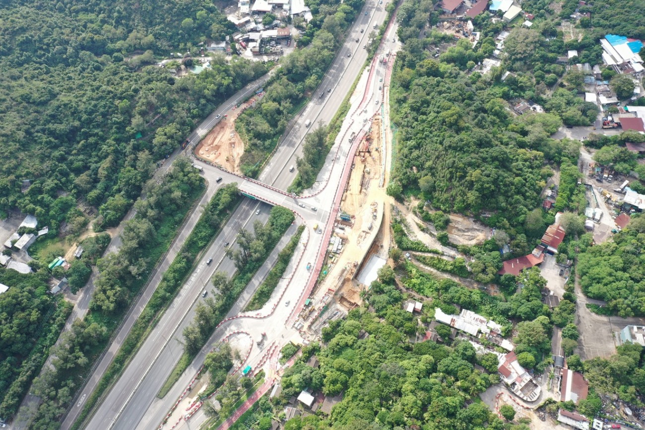 2022-11 Construction of Pak Shek Au Interchange