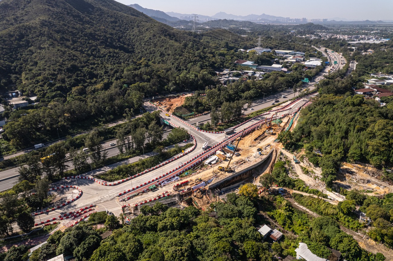 2022-12 Construction of Pak Shek Au Interchange