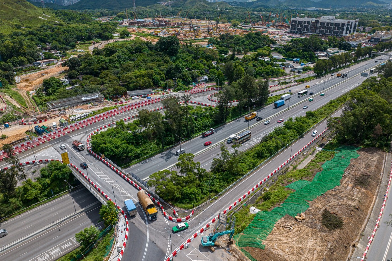 2023-07 Construction of Pak Shek Au Interchange